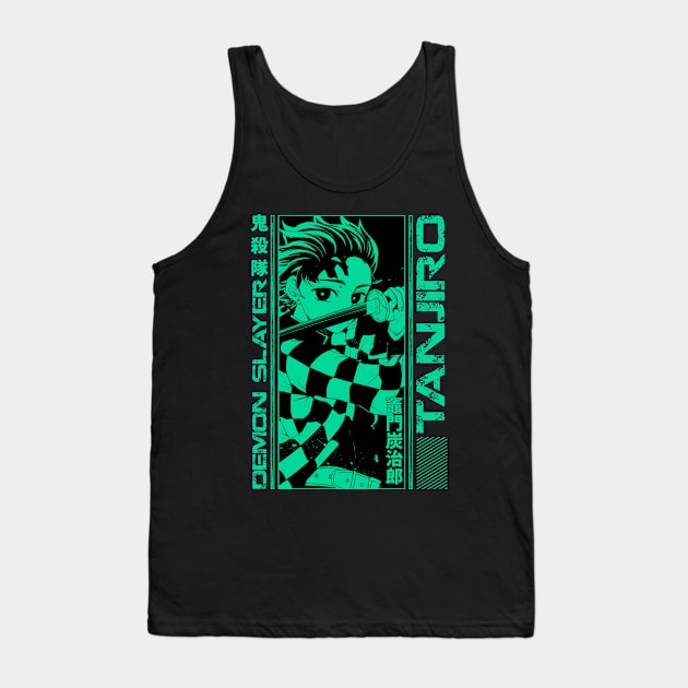 Tanjirouue One character of demon Tank Top by NekerArt